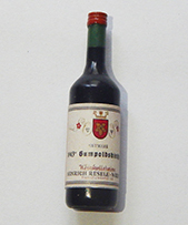 Wein helles Etikett: 1943er Gumpoldskirchner, Weinkellereien Heinrich Resele, Wien VIII, Piaristengasse 41