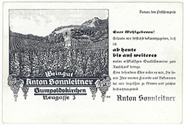 Weingut Anton Sonnleitner, Gumpoldskirchen (EH)