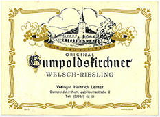 Original Gumpoldskirchner Welsch-Riesling - Weingut Heinrich Leitner, um 1970